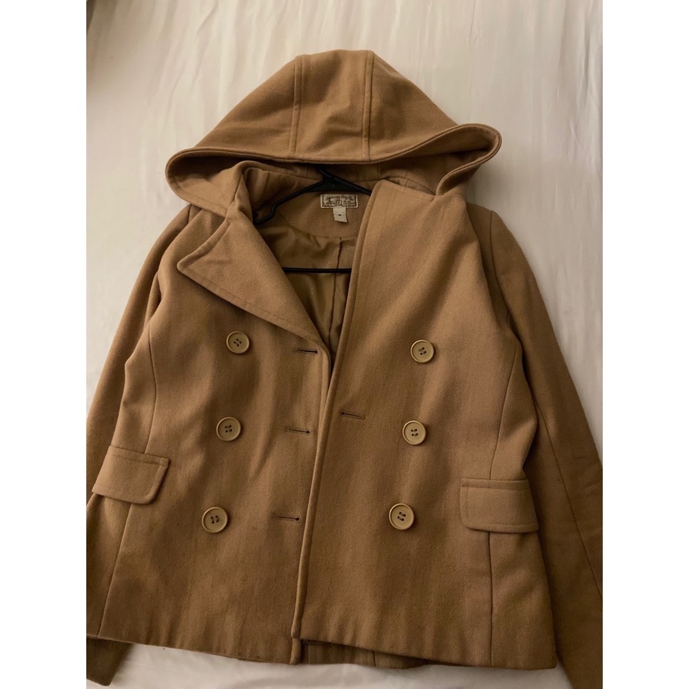 Coat - Brown Pea Coat | Women’s